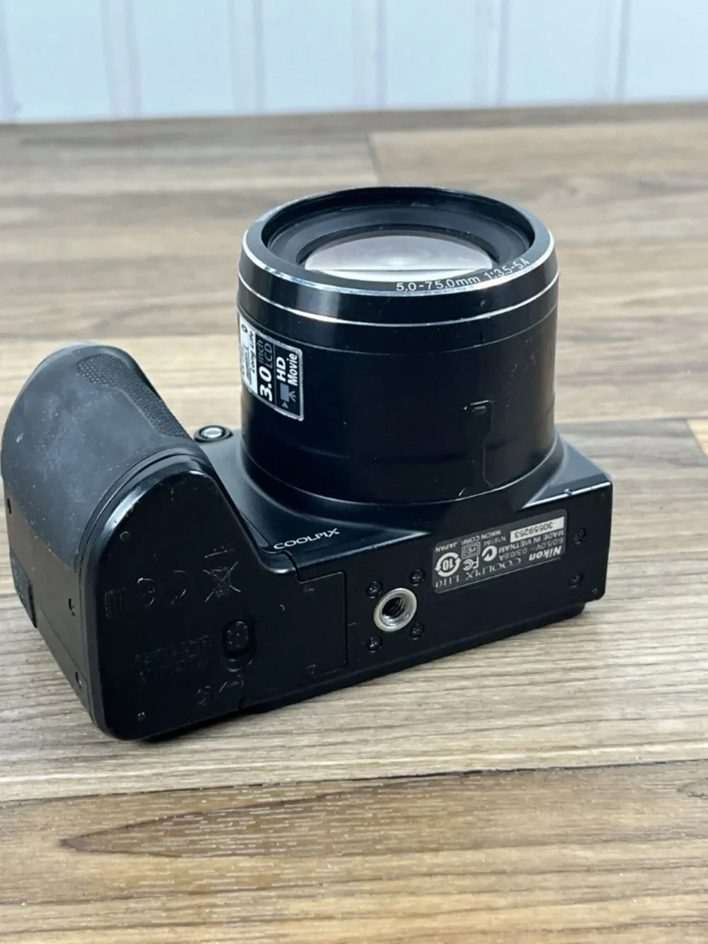 Nikon COOLPIX L110 12.1MP Digital Camera Black 15x Zoom AS-IS/PARTS ONLY